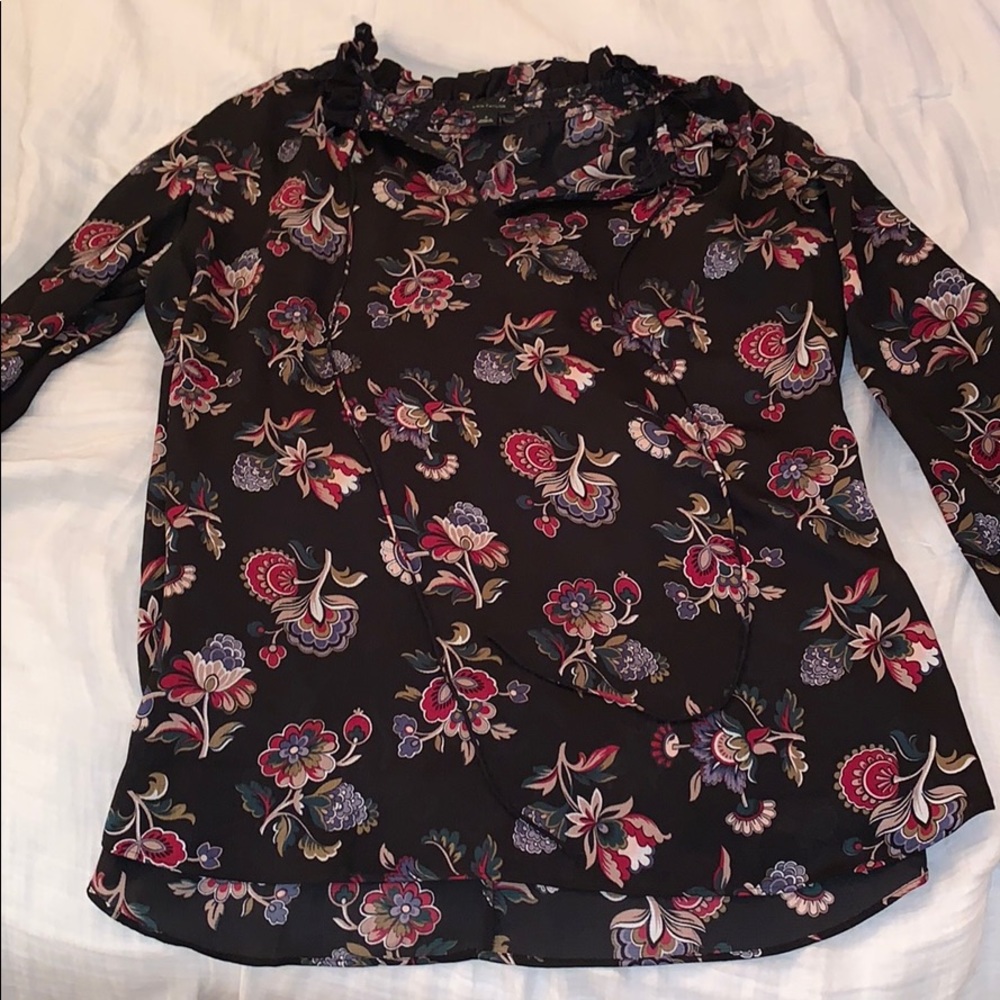 Ann Taylor Floral Blouse
